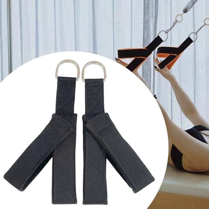 Generic 2Pcs Pilates Straps Reformer Straps Yoga Straps Fitness Straps for Home Exercise