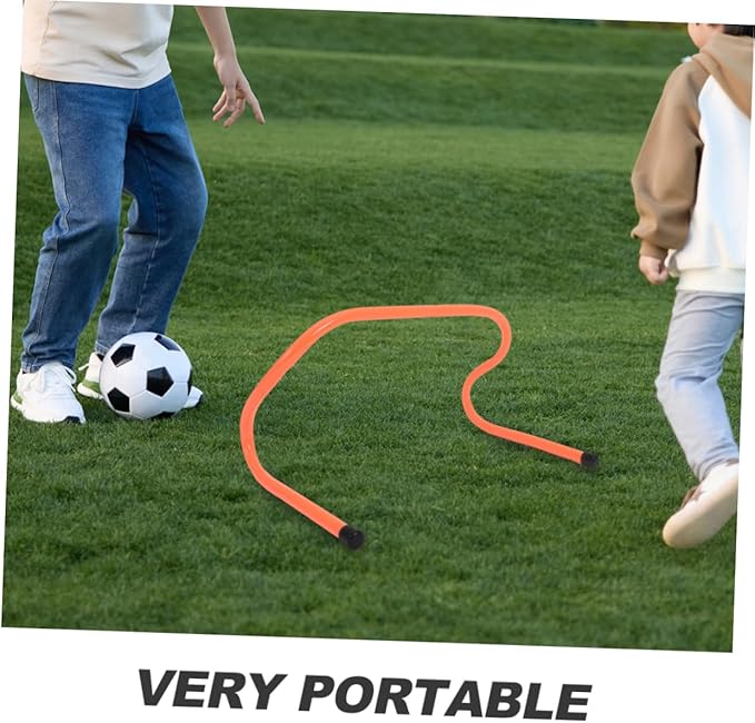 4pcs Agility Hurdles for Sports Training Plastic Speed Training Equipment for Boys and Girls and Athletes Improve Speed Flexibility and Coordination for Football Basketball Drills