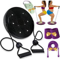 Waist Sculptor, 2026 New Waist Sculptor Twister, Waist Twister Machine Exercise with Arm Bands, Body Shaping Waist Sculptor Twist with Drawstring and Foot Massage for Exercise, Legs, Buttocks, Hip