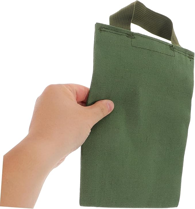 OUNONA 2Kg Weighted Sandbag with Handle for Yoga and Fitness Fillable Exercise Bag for Strength Training Dance and Muscle Balance Improvement
