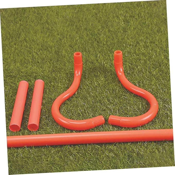 Yardwe 3pcs Adjustable Hurdles Set for Soccer Basketball and Football Training Portable Detachable Agility Equipment for Speed and Agility Drills Lightweight and Compact Design
