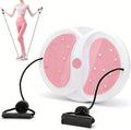 Waist Twister Disc Board, Ab Twist Board with 770 lbs Weight Capacity, with 18 Magnets for Foot Massage, Noiseless Home Gym Equipment for Women Men