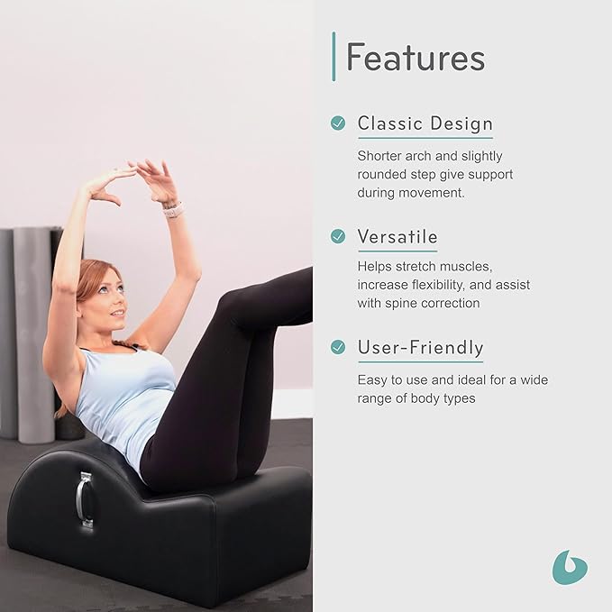 Balanced Body East Coast Step Barrel, Spine Corrector, Back Stretcher, Pilates Barrel, Pilates Workout Equipment for Home Gym and Studio