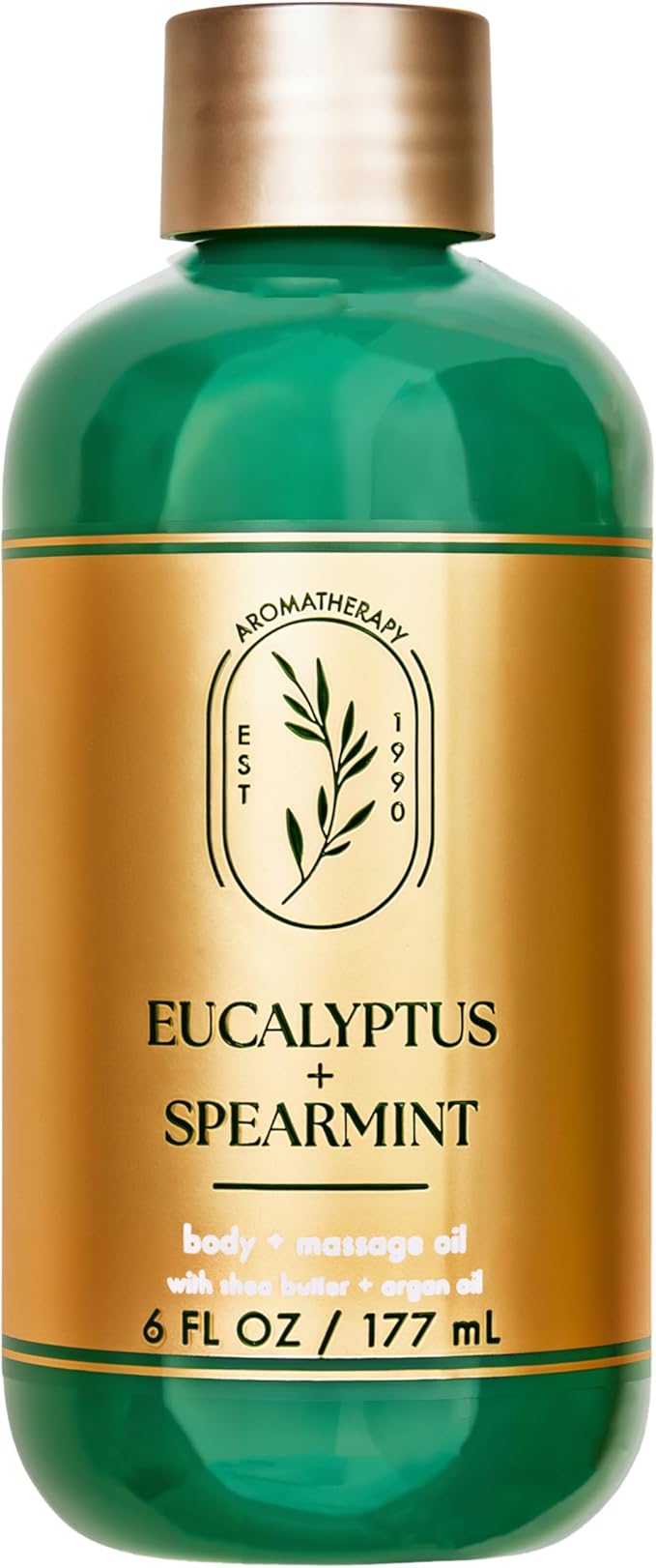 Bath and Body Eucalyptus Spearmint Body & Massage Oil | 6 FL Oz