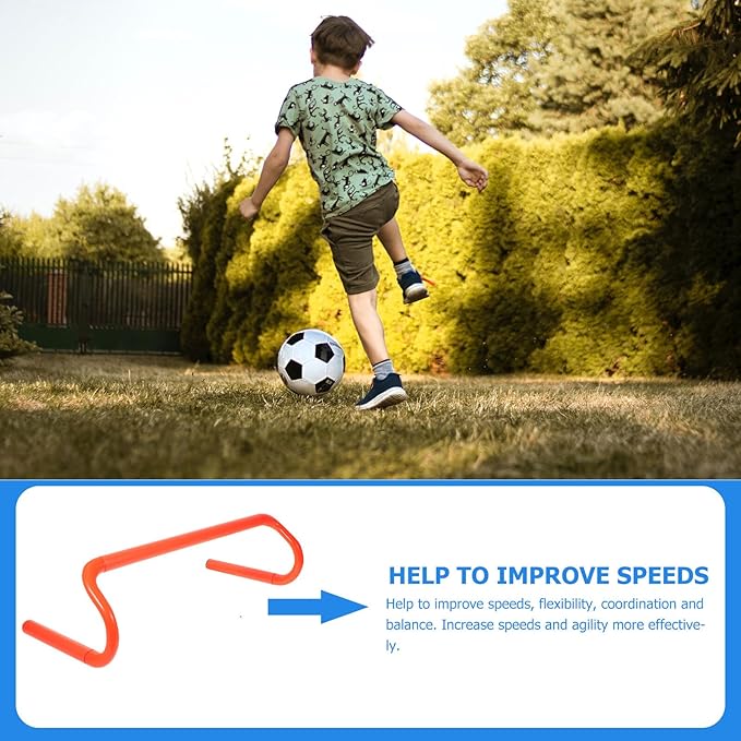NOLITOY Agility Training Hurdle for Portable Speed Hurdle for Football Soccer Outdoor Indoor Skill Improvement and Coordination