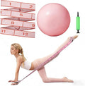 Home Pilates Kit - 12-Segment Resistance Bands + Small Pilates Ball + Random Color Air Pump | Multi-Functional Exercise Bands Resistance an Excellent Yoga Pilates Equipment