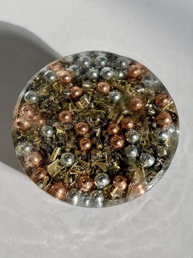 Onyx Orgone Generator Energy Accumulator 528Hz/7.83Hz/Advance Harmonics Many Beautiful Ingredients and Colors!! (Onyx)