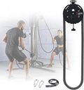 Adjustable Resistance Endless Rope Trainer Home Gym Suspension Pulley System Closed-Loop Nylon Rope for Strength Training
