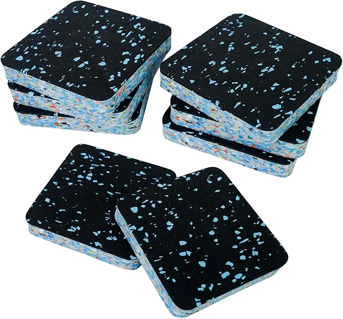 Luwint Treadmill Mat Pads, Rubber Foam Padding, Sound Isolation, Anti Vibration, Shock Absorbing, Noise Reduction Floor Protection Sheets for Treadmill, Washer Machine, Exercise Equipment