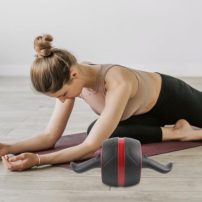 Automatic Rebound Ab Roller Wheel Fitness Roller Abs Core Training Equipment for Home Gym Men and Women Abdominal Exercise