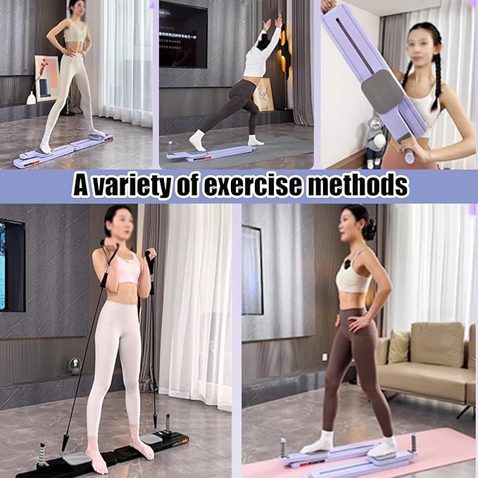 Foldable Skiing Exerciser Ski Machine Collapsible Leg Magic Machine Ski Machine Portable Body Slimming Trainer Kegel Trainer Workout Equipment