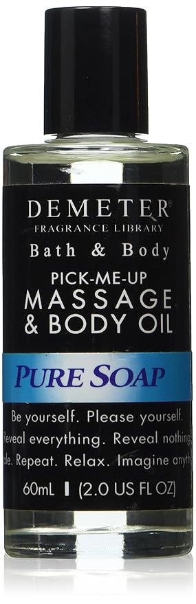 Demeter Massage and Body Oil for Unisex, Pure Soap, 2 Ounce