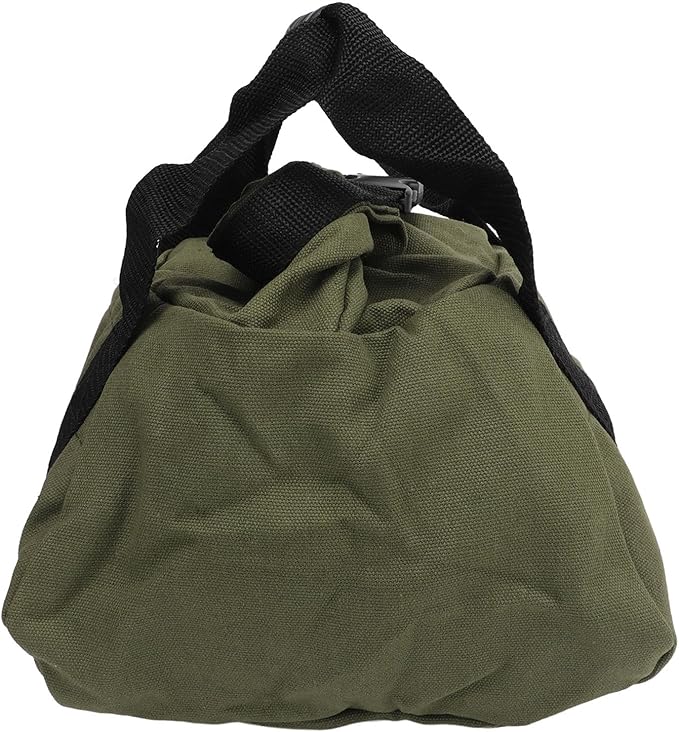 Fitness Workout Sandbag with Handles, Weightlifting Training Sandbag, Empty Exercise Power Bag for Home Gym and Travel, 16oz Canvas Durable Sandbag with Ergonomic Grip