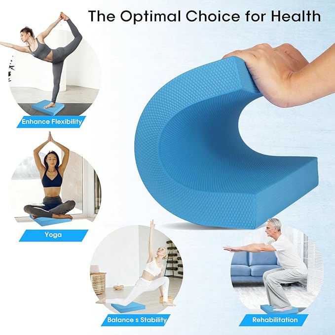Exercise Balance Pad，Balance Foam Mat for Physical Therapy Equipment & Strength Stability Training, Slip Resistant Foam Mat for Yoga, Pilates, Meditation，Gardening knee pads