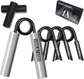 Grip Strength Trainer 4 Pack, 100LB-250LB Hand Gripper Strengthener, Non-Slip Heavy-Duty Forearm Strengthener, Hand Gripper for Muscle Building and Hand Rehabilitation Exercising with Gift Box