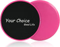 Your Choice Core Sliders - Dual Sided Exercise Gliding Discs for Carpet & Hardwood, 7" Workout Sliders