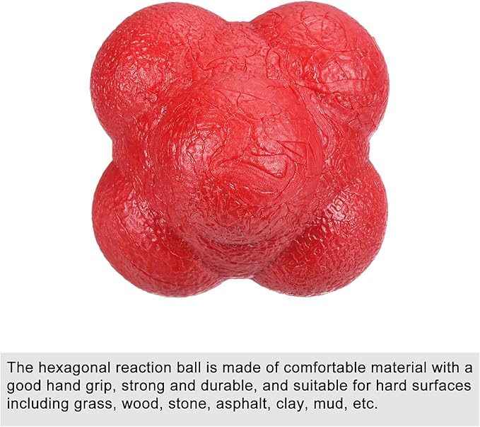 PATIKIL Bounce Reaction Balls Coordination Training Ball, Agility Trainer TPR High Difficulty for Speed Reflex