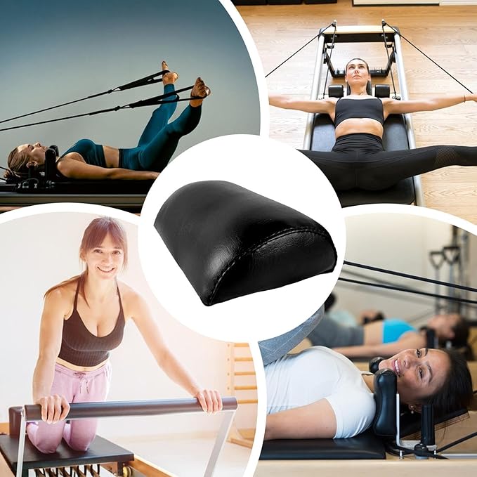 Pilates Head Pillow – Ergonomic Cushion Support for Workouts | Soft Comfort Pillow Featuring Contoured Design with Breathable Material & Non-Slip Base for Home Exercise, Living Room Yoga, Gym