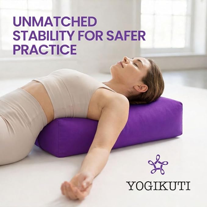 Rectangular Cotton Yoga Bolster, Yoga Pillow, Yoga Cushion, Yin yoga Bolster, Iyengar yoga bolster