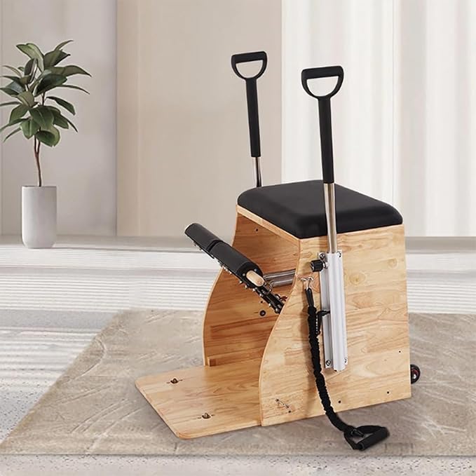 Pilates Chair, Professional Stability Pilates Chair, Home Pilates Equipment, Professional Pilates Chair with Handles, Suitable for Home Use.