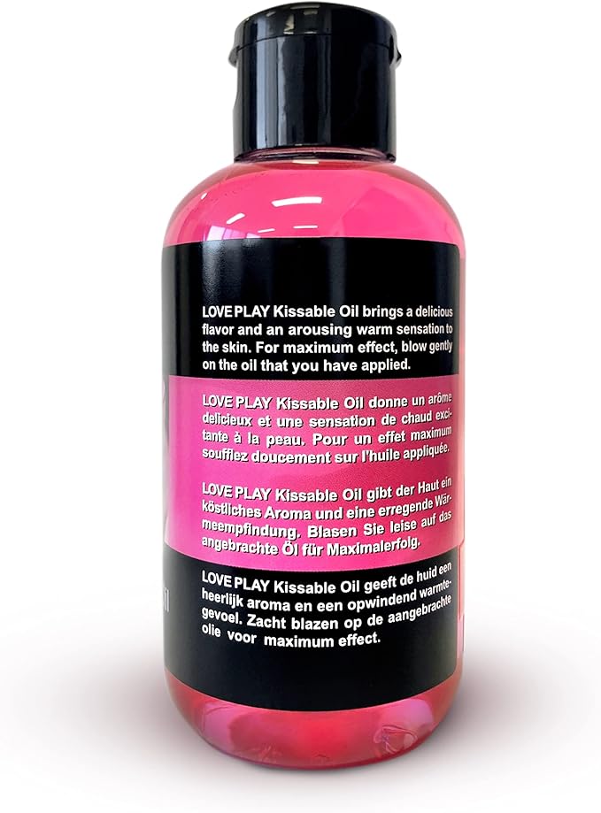 LOVE PLAY Flavored - Full Body Oil for Women and Men - Natural & Vegan 150ml