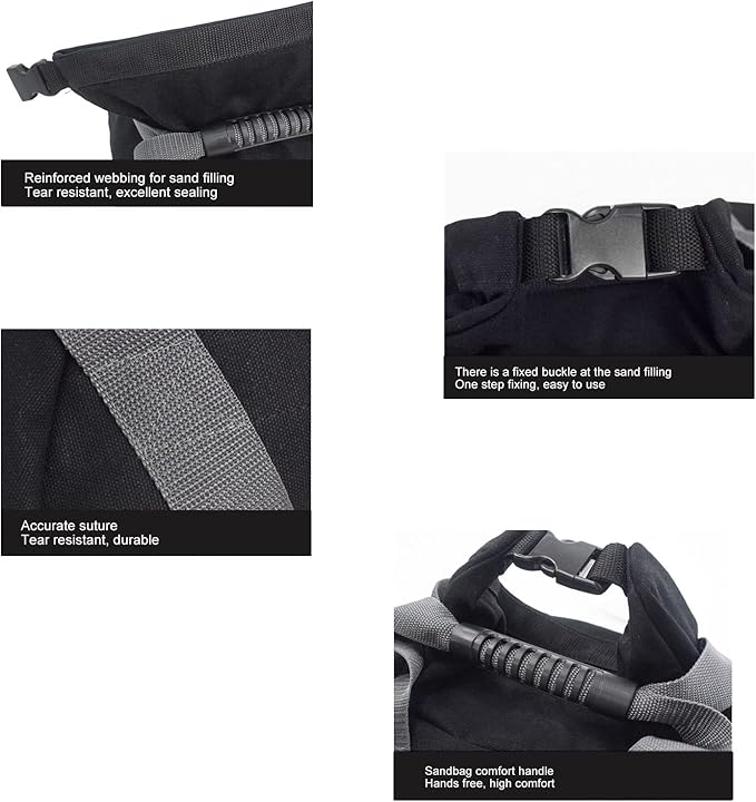 Workout Sand Bags for Weight, Heavy Fitness Power Sandbag, Canvas Sand Kettlebell Soft Sand Bag, Workout Sand Bags, Lifting Sand Bag for Home Training, Fitness, Yoga Workout