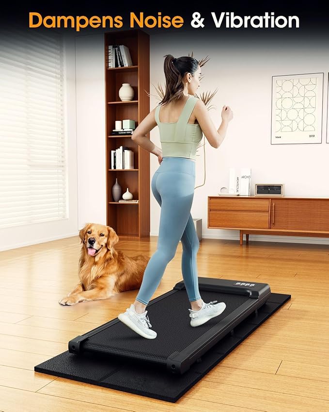 Treadmill Walking Pad Mat for Carpet, for Hardwood Floors, 68"x24", Mat for Under Treadmill/Walking pad/Bike on Carpet, Exercise Equipment Mat, No Slip, Noise Shock Absorption