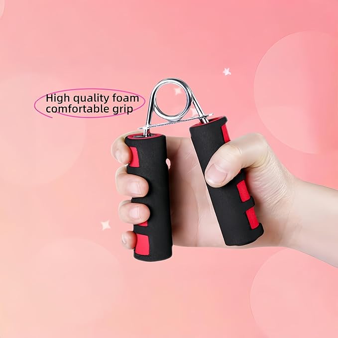 Grip Strengthener Set - 2 Soft Foam Hand Exercisers for Arthritis Relief, Carpal Tunnel & Strength Training | Portable Hand Grip for Men/Women, Home/Office/Travel | Rehab, Tendonitis, Stress Relief