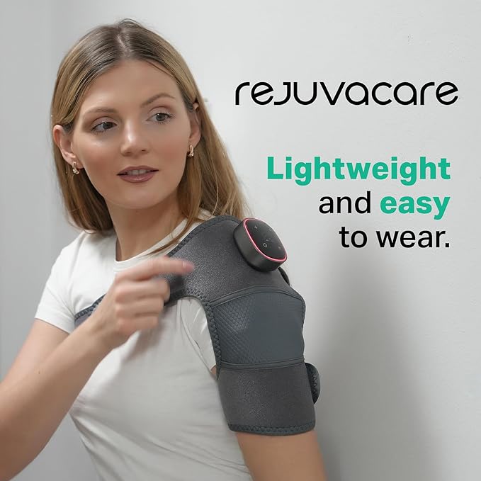 Triple Method Shoulder Massager – Official Product – Heat, Massage & Compression for Shoulder Relief