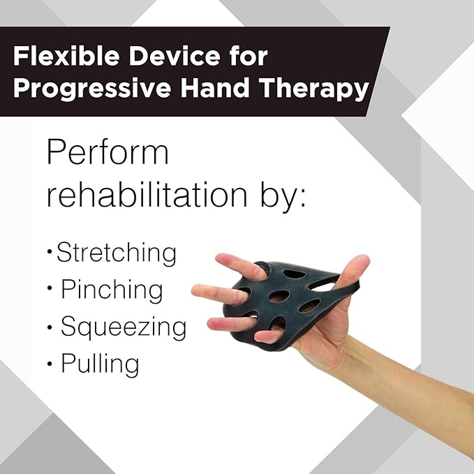 TheraBand Hand X-Trainer Black Ea