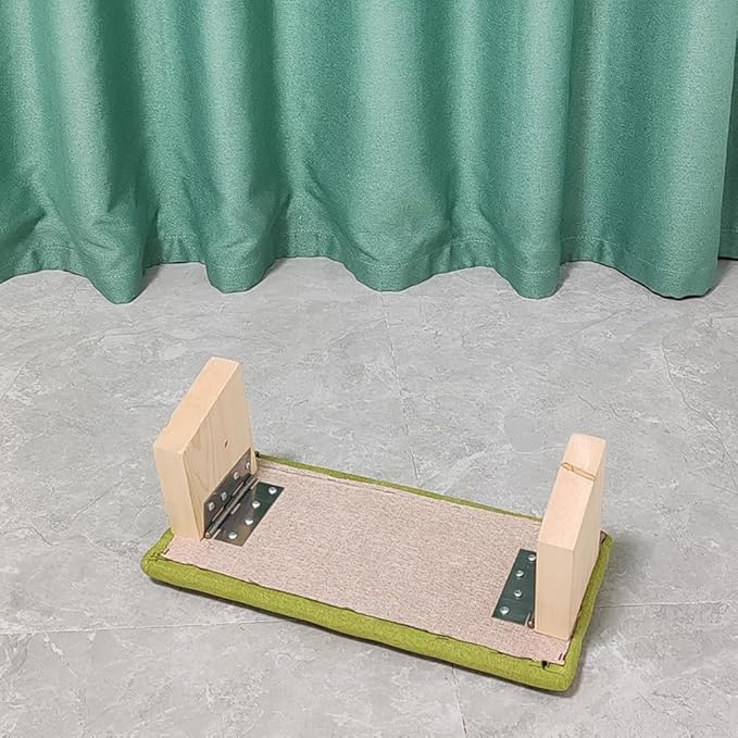Meditation Stool, Solid Wood Folding Meditation Stool, Easy to Carry Out, Yoga Meditation Stool, Kneeling Tea Stool, Inclined Stool,Brown
