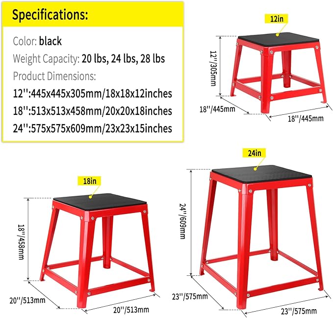 Plyometric Boxes for Jumping