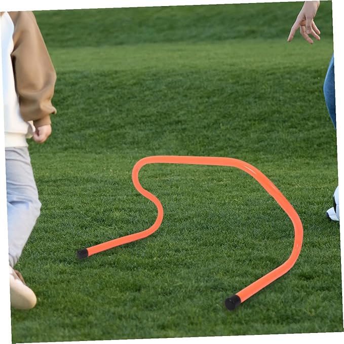 4pcs Speed Hurdles Plastic Agility Training Hurdles 15cm for Football Soccer Track Sports Conditioning and Speed Drills