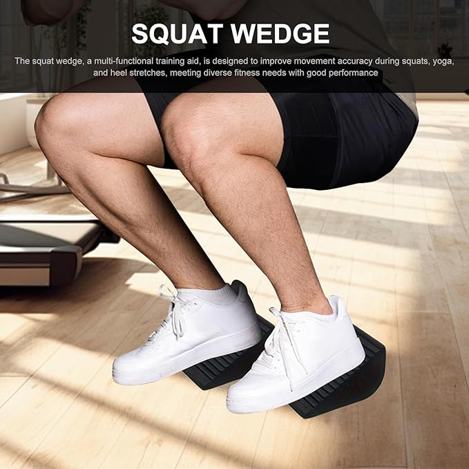 Squat Wedge Block | Ergonomic Workout Raise Board,Exercise Squat Block,for Workout Fitness Pushup Weightlifting Gym Yoga Balance Training Women Men Teens