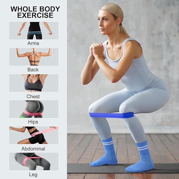 Pilates Ball Resistance Bands Grip Socks Barre Sets, Loop Exercise Bands 5 Levels, Small Yoga Ball 9 Inch, Non Slip Socks Workout Kit at Home