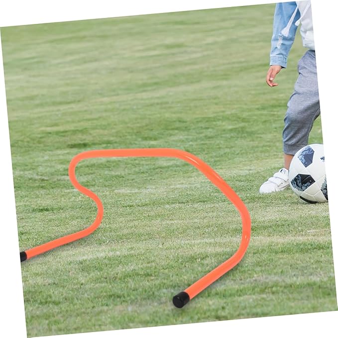 HANABASS 4pcs Agility Hurdles for Sports Training Footwork Ladder for Soccer Football Baseball and More Essential Equipment for Boys and Girls and Athletes to Speed and Agility