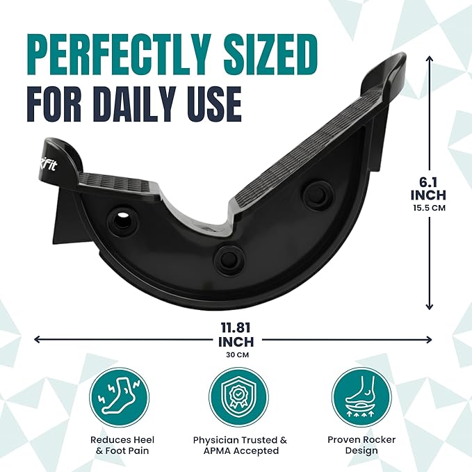 Foot & Calf Stretcher – Premium Stretcher for Plantar Fasciitis, Achilles Tendonitis Relief – Foot Rocker with Durable, Slip-Resistant Design - Stretch Guide for Effective Leg Flexibility