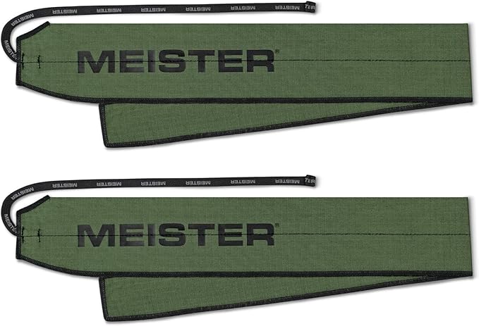 Meister Lockdown Wrist Wraps - Adjustable Non-Stretch Support for Weightlifting, Strength & Cross Training