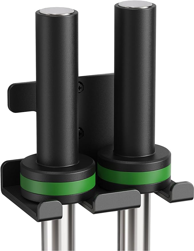 Barbell Rack Barbell Holder Wall Mount Barbell Storage Holder Olympic Bar Hanger for Home, Commercial, Garage Gym