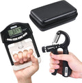 Handeful Grip Strength Tester Trainer - Dynamometer Handgrip Measurer Meter, Handheld Strengthener Exerciser for Sports, School, and Home Use