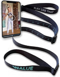 Stretch Bands for Exercise - Non Elastic Posture Corrector, Hunchback Correction, Yoga Strap, Stretching Strap, Stretching Bands, Stretch Strap, Yoga Band, Leg Stretcher Band, Physical Therapy Bands.