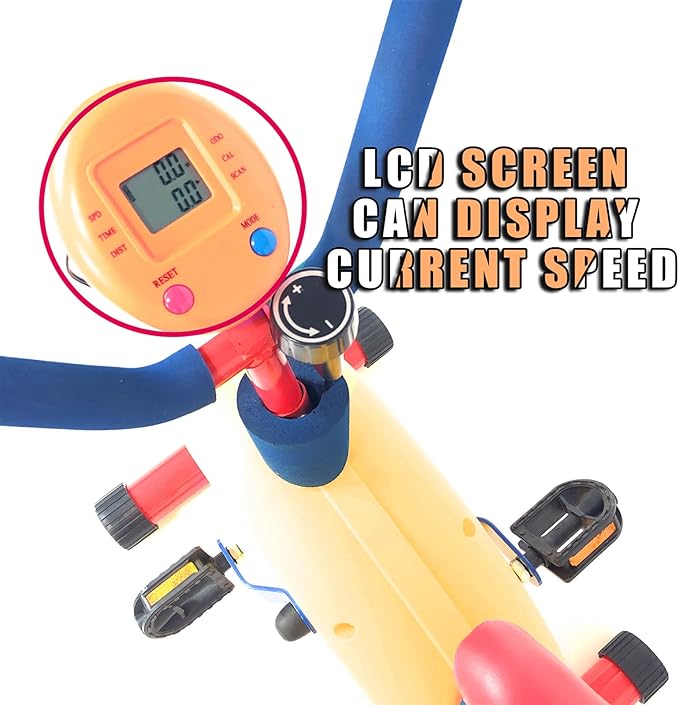 Fun and Fitness Kids Exercise Bike, for Cardio Training, Beginners Bike Games, Children's Stationary Cycle for Children's Boys and Girls Training