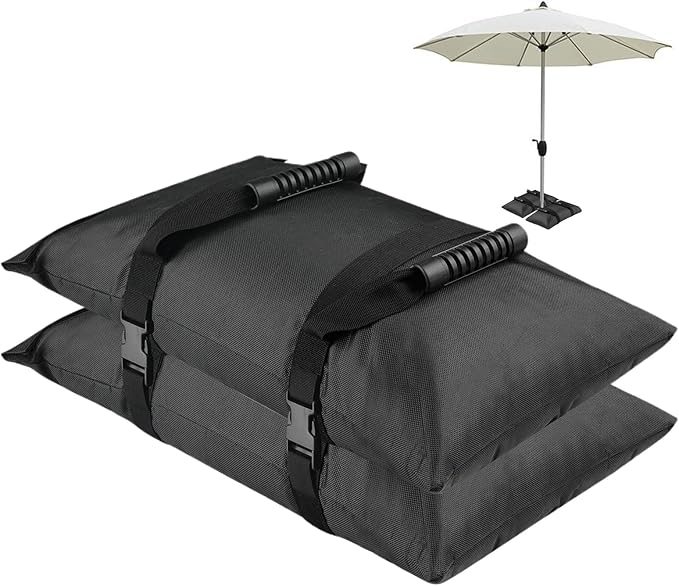 Heavy Duty Sand Bags, Tent Weight Bag, Portable Canopy Base with Feature, Water-Resistant Material, Umbrella Sand Bag with Practical Design, Bags for Camping and Fitness