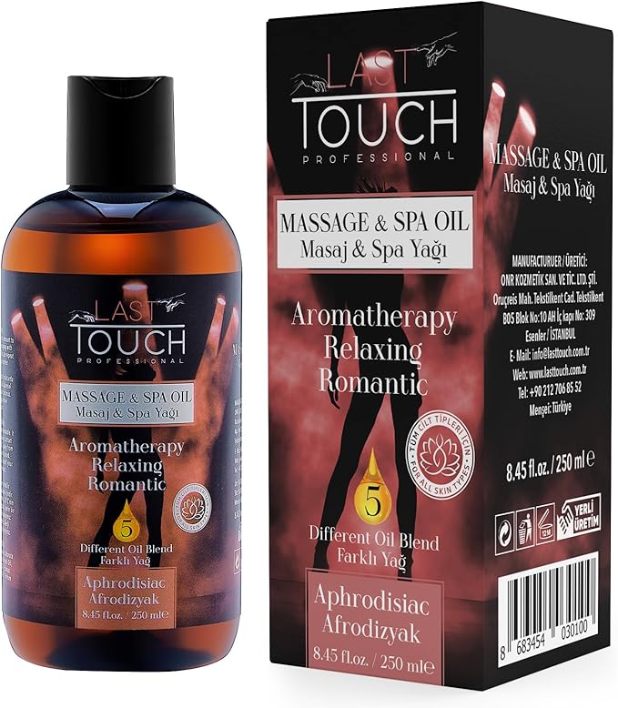 Aphrodisiac Massage Oil - Massage Oils for Date Night - Massage Oil for Massage Therapy - Aromatherapy Oil for Intimate Moments - Aphrodisiac Massage Oils 8.45 Fl Oz.