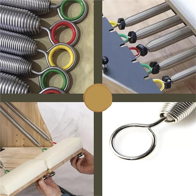 Pilates Pro Chair Springs Yoga High Strength 5pcs Pilates Reforme Equipment Accessories Tension Spring Pilate Core Bed Music Wire Springs