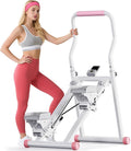 soges Folding Stair Stepper for Home, Vertical Cardio Climbing Exercise Machine for Full-Body Workout, Stair Climber, Stair Master, Stairmaster, Adjustable Handlebar & Pedals