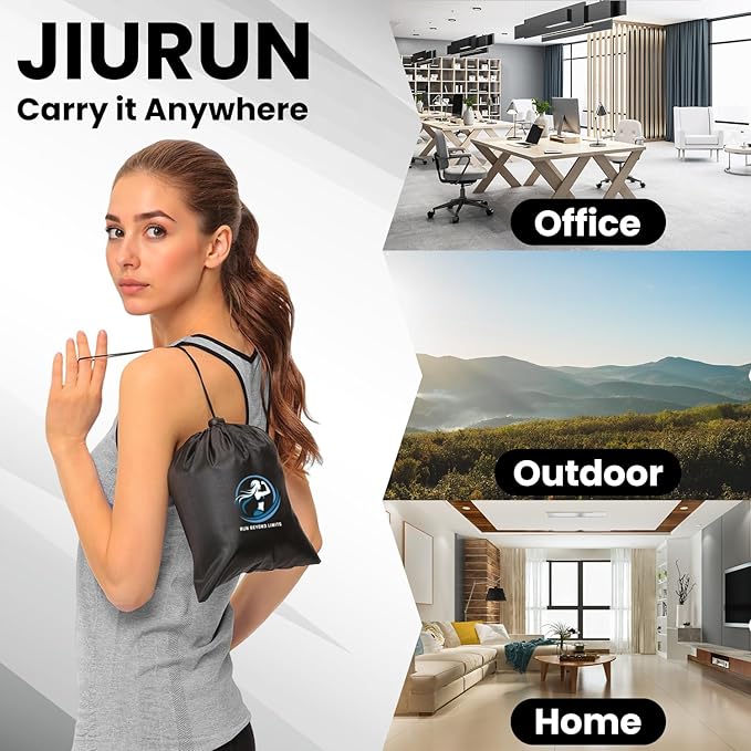 JIURUN Calf Stretcher and Foot Rocker for Plantar Fasciitis - Leg Stretching Strap, Hamstring and Calf Stretcher, Suitable for Stretching Legs and Thighs