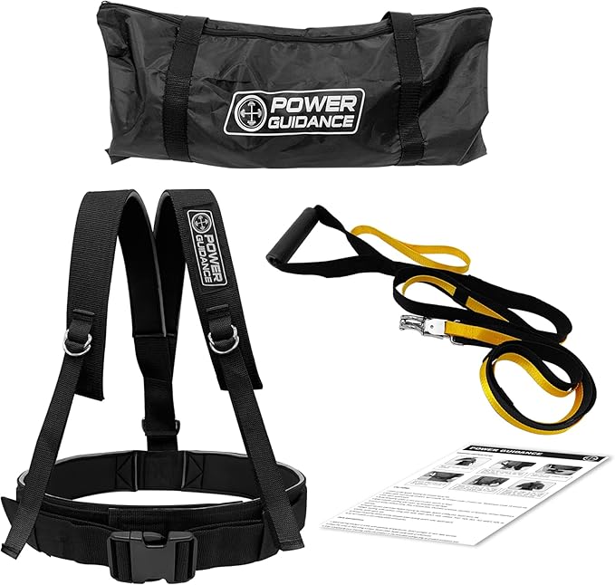 POWER GUIDANCE Speed Training Equipment/Overload Running Resistance & Release, Agility and Speed Equipment for Sprint Running and Football, Basketball, Soccer，Softball