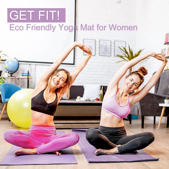 24 Pack 3 mm Thick Yoga Mat Bulk, Non Slip Exercise Workout Fitness Pad for Women Men, Gym Home Yoga Pilates, Easy to Clean, Sturdy PVC