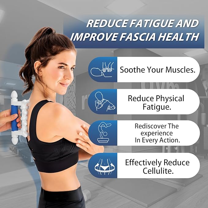 Fascia Massage Tool Blaster for Cellulite - Trigger Points - Muscle Relaxation,Handheld Myofascial Release Tool for Every Part of The Body